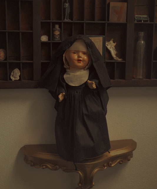 Creepy Antique Nun Babydoll